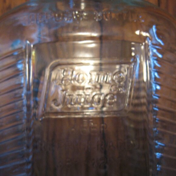 Vintage Home Juice CO. Strained Orange Juice Drink bottle with cap. - Picture 2 of 2